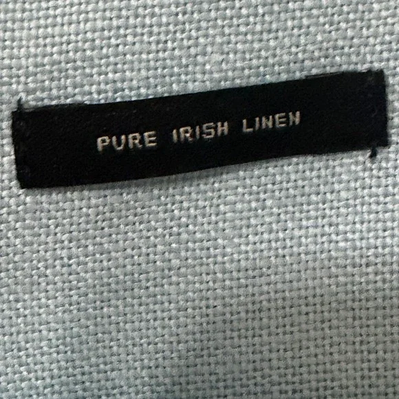 Talbots Irish Linen Sheath Dress Blue Womens Size 10 Classic Quiet Luxury - Picture 6 of 12